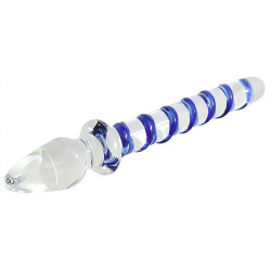 Generique Plug en verre Double Scepter 20.2 x 3cm